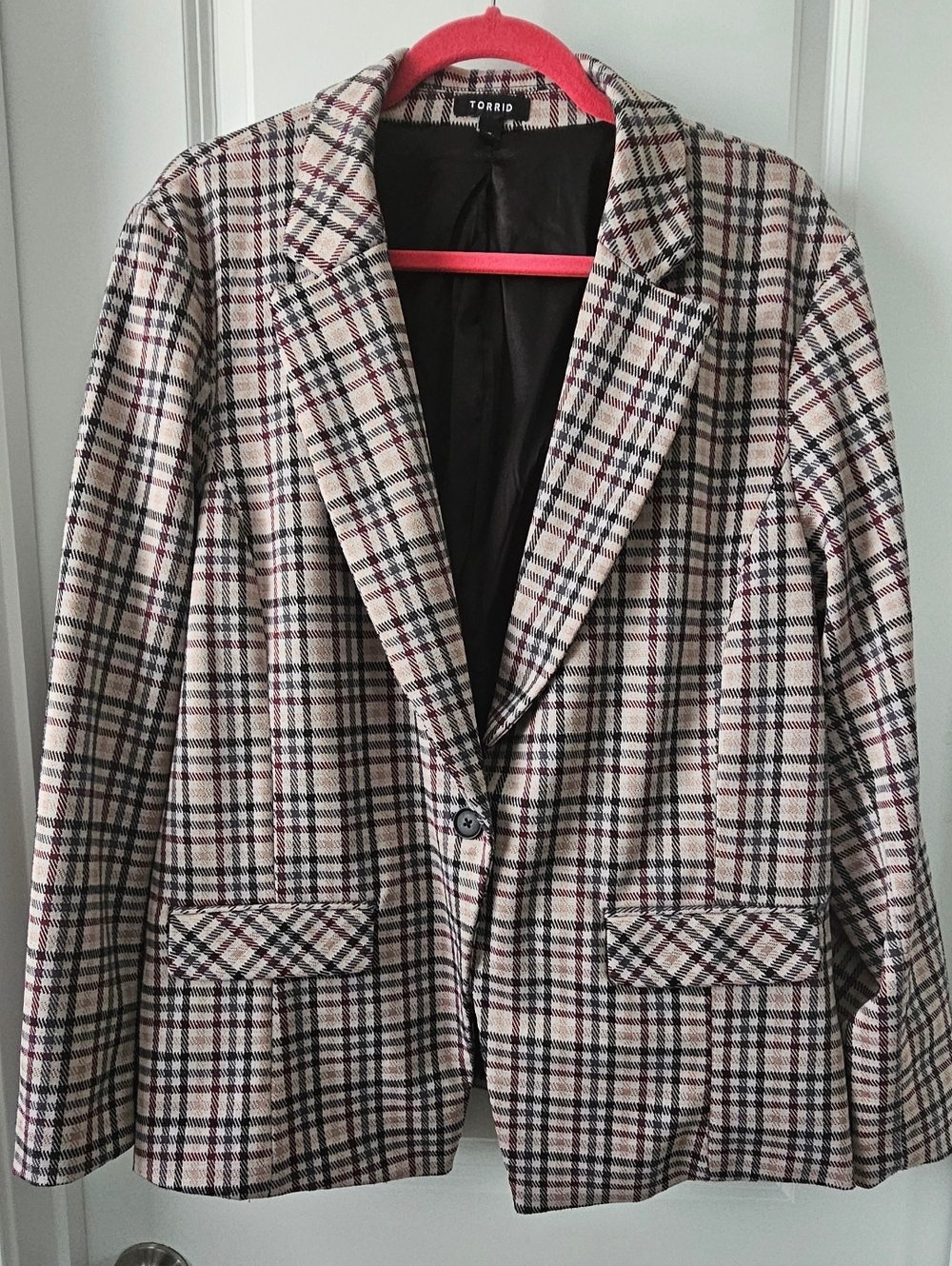 Torrid Plaid Women's Blazer Jacket
